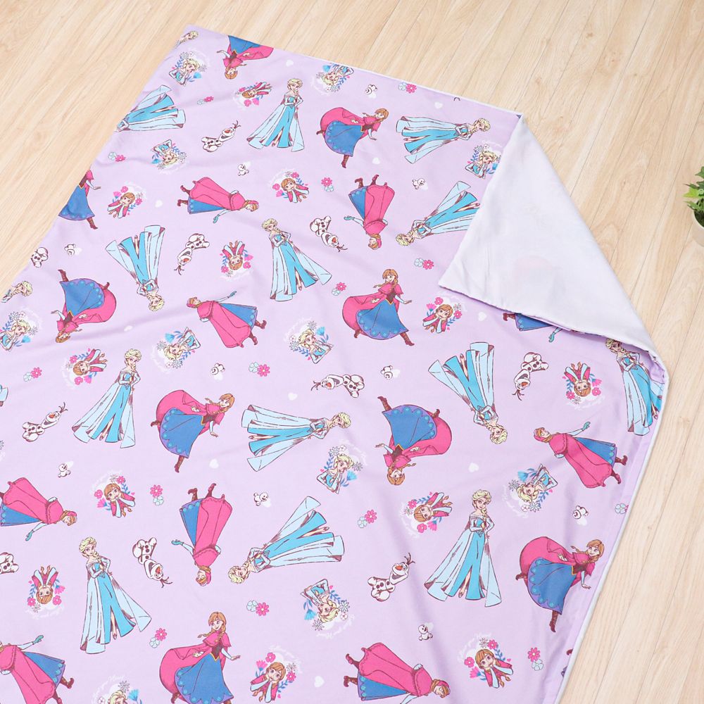 アナ エルサ オラフ 敷き布団カバー アナと雪の女王 90&times;130cm ピーチスキン加工 ベビー布団カバー NZ3027-T2