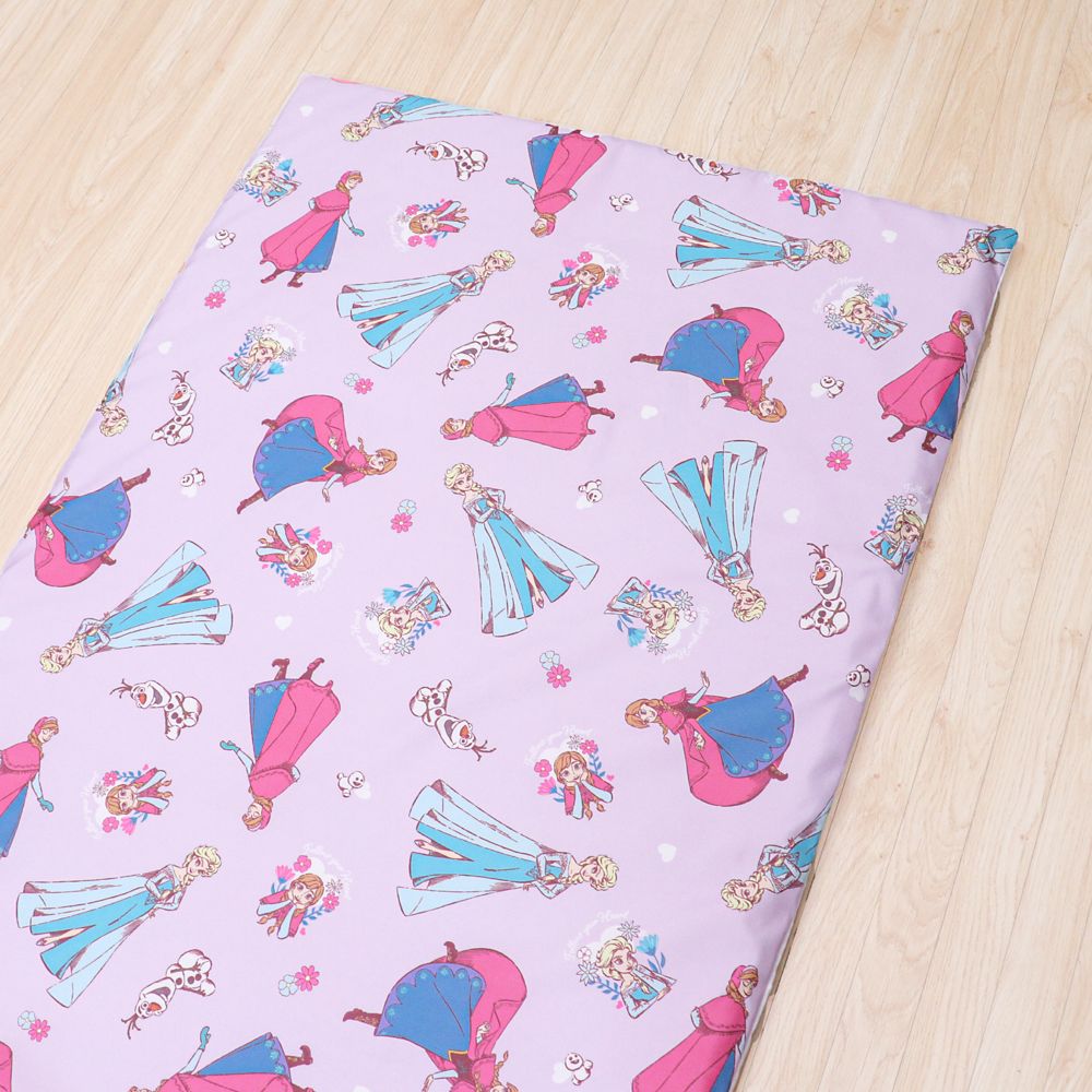 アナ エルサ オラフ お昼寝敷き布団カバー アナと雪の女王 75&times;125cm ピーチスキン加工 お昼寝布団カバー NZ3027-T6