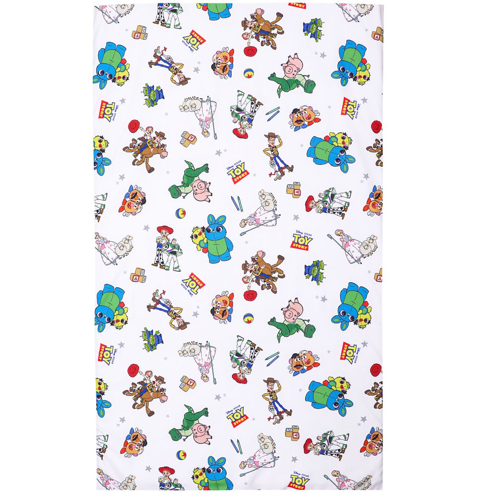 トイ・ストーリー お昼寝敷き布団カバー 75&times;125cm ウッディ バズ・ライトイヤー ジェシー エイリアン ミスター・ポテトヘッド ミセス・ポテトヘッド レックス ハム ボー・ピープ ピーチスキン加工 お昼寝布団カバー NZ3028-T6