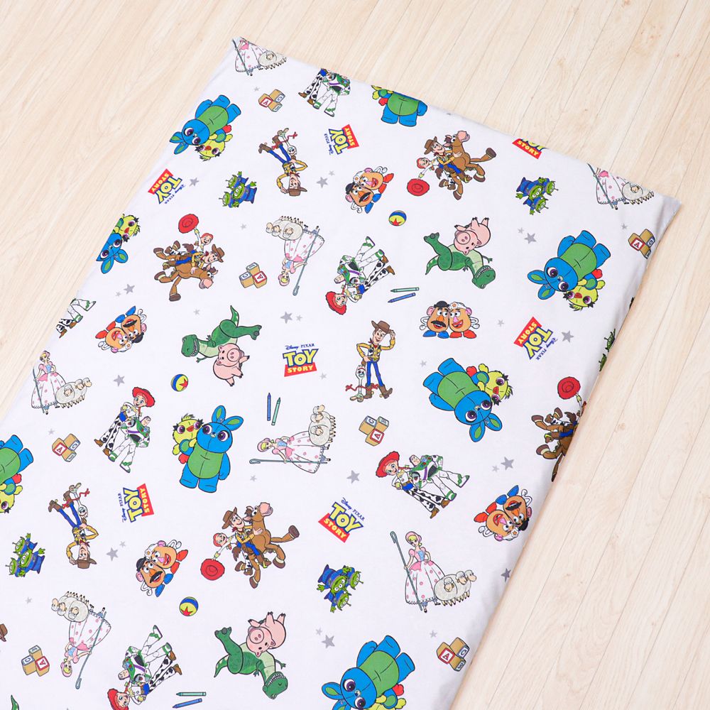 トイ・ストーリー お昼寝敷き布団カバー 75&times;125cm ウッディ バズ・ライトイヤー ジェシー エイリアン ミスター・ポテトヘッド ミセス・ポテトヘッド レックス ハム ボー・ピープ ピーチスキン加工 お昼寝布団カバー NZ3028-T6