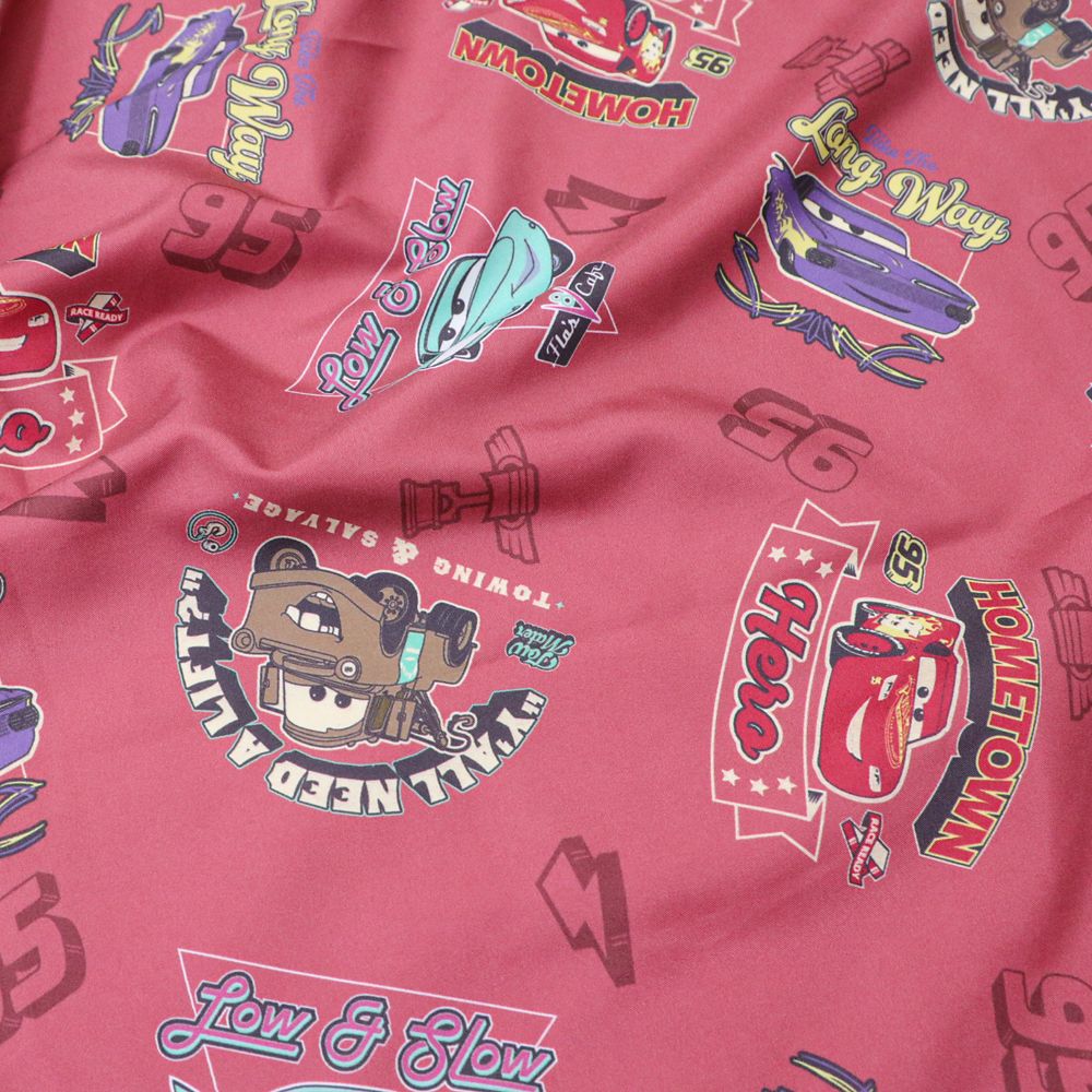 カーズ 敷き布団カバー 90&times;130cm ライトニング・マックイーン ラモーン メーター フロー ピーチスキン加工 ベビー布団カバー NZ3029-T2