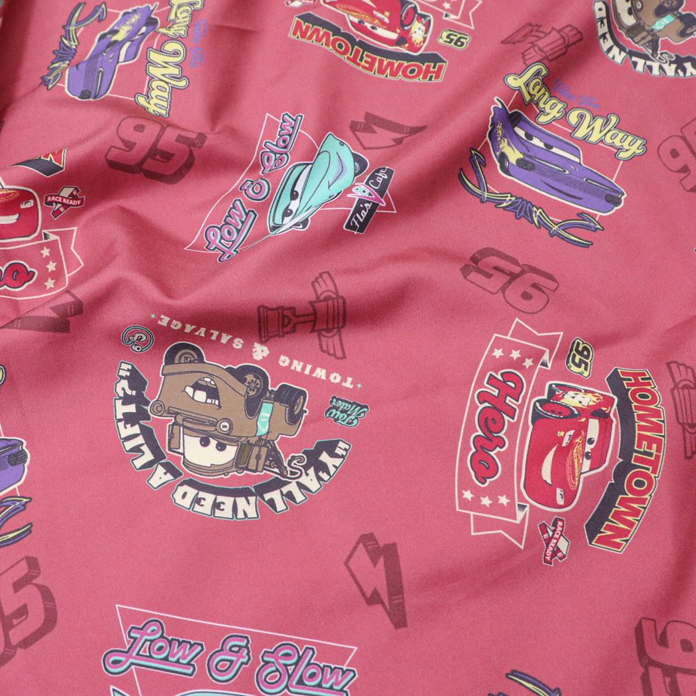 カーズ お昼寝敷き布団カバー 75&times;125cm ライトニング・マックイーン ラモーン メーター フロー ピーチスキン加工 お昼寝布団カバー NZ3029-T6