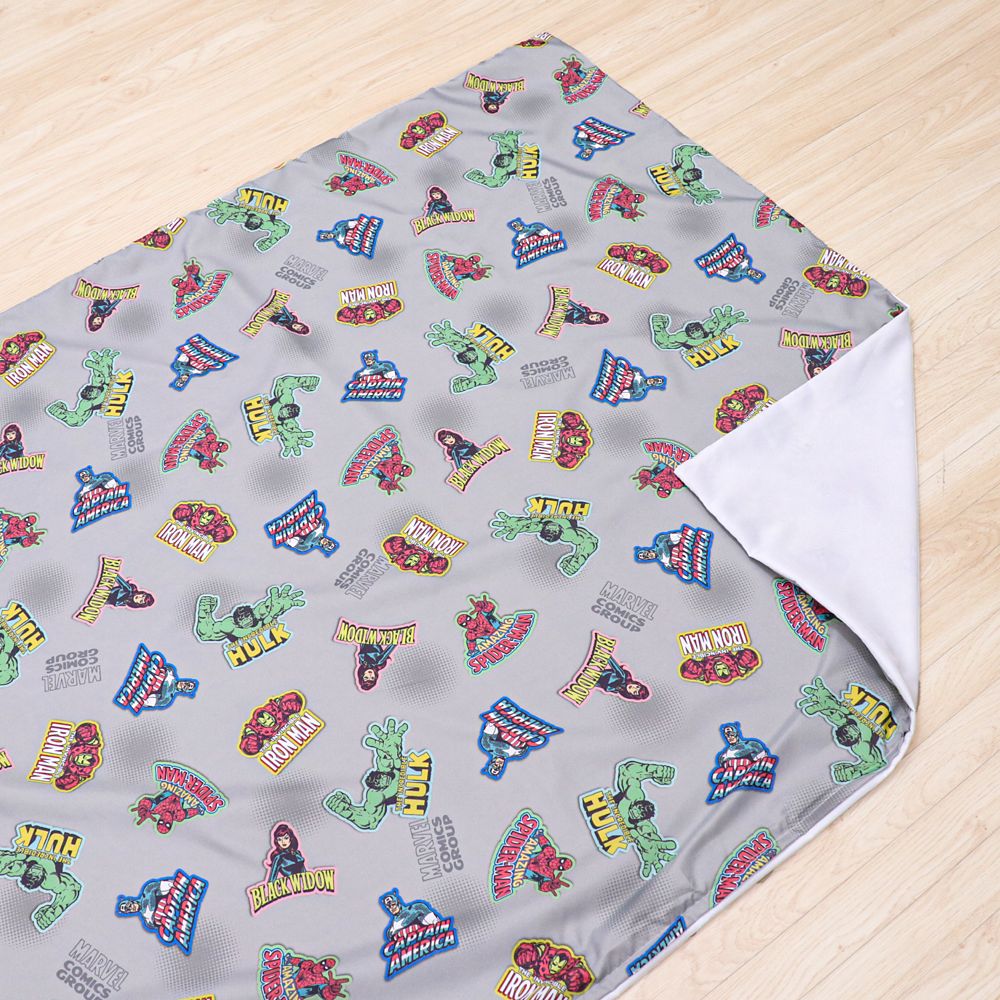 マーベル  掛け布団カバー 105&times;130cm アベンジャーズ スパイダーマン アイアンマン キャプテン・アメリカ ハルク ブラック・ウィドウ ピーチスキン加工 ベビー布団カバー NM3021-T1