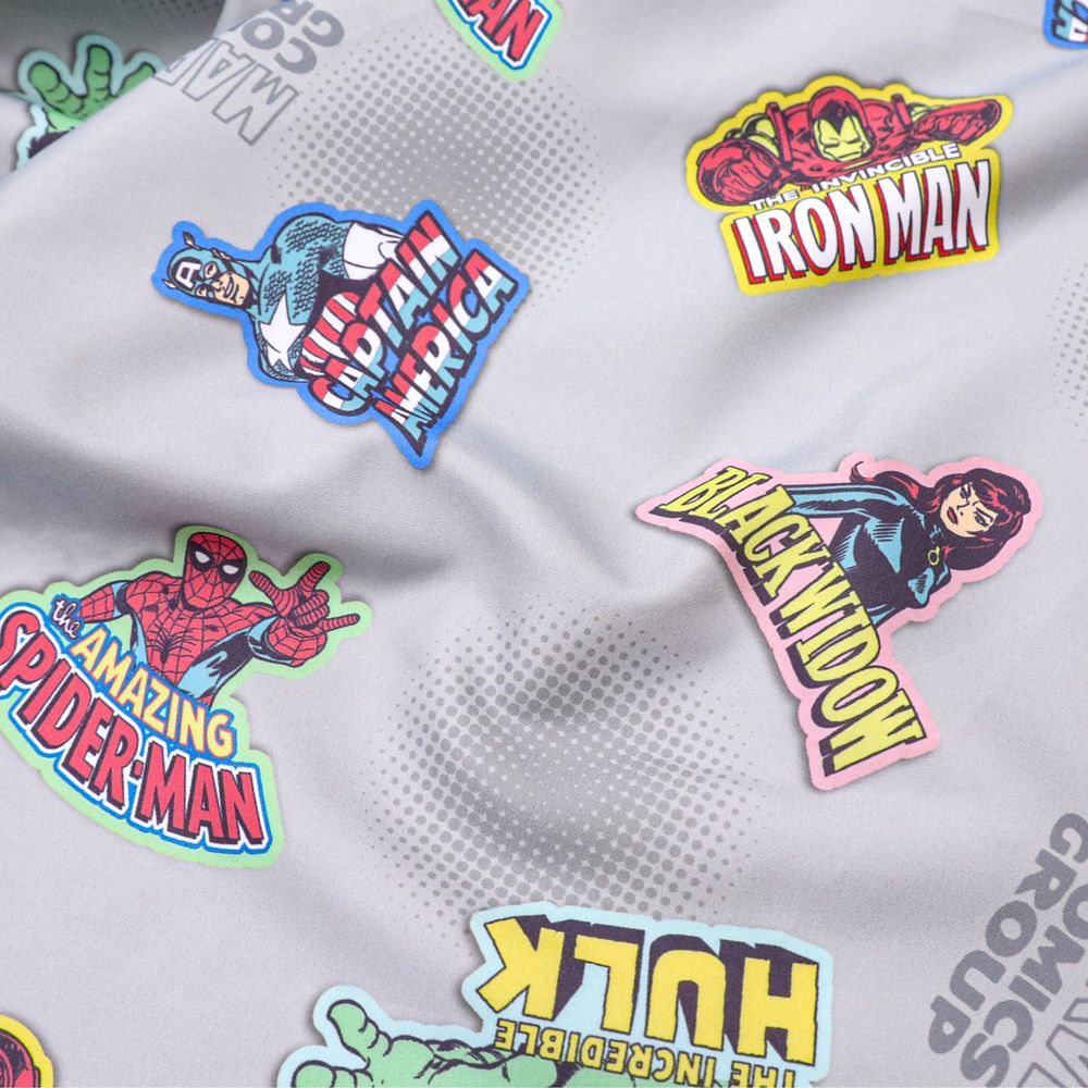 マーベル お昼寝敷き布団カバー 75&times;125cm アベンジャーズ スパイダーマン アイアンマン キャプテン・アメリカ ハルク ブラック・ウィドウ ピーチスキン加工 お昼寝布団カバー NM3021-T6