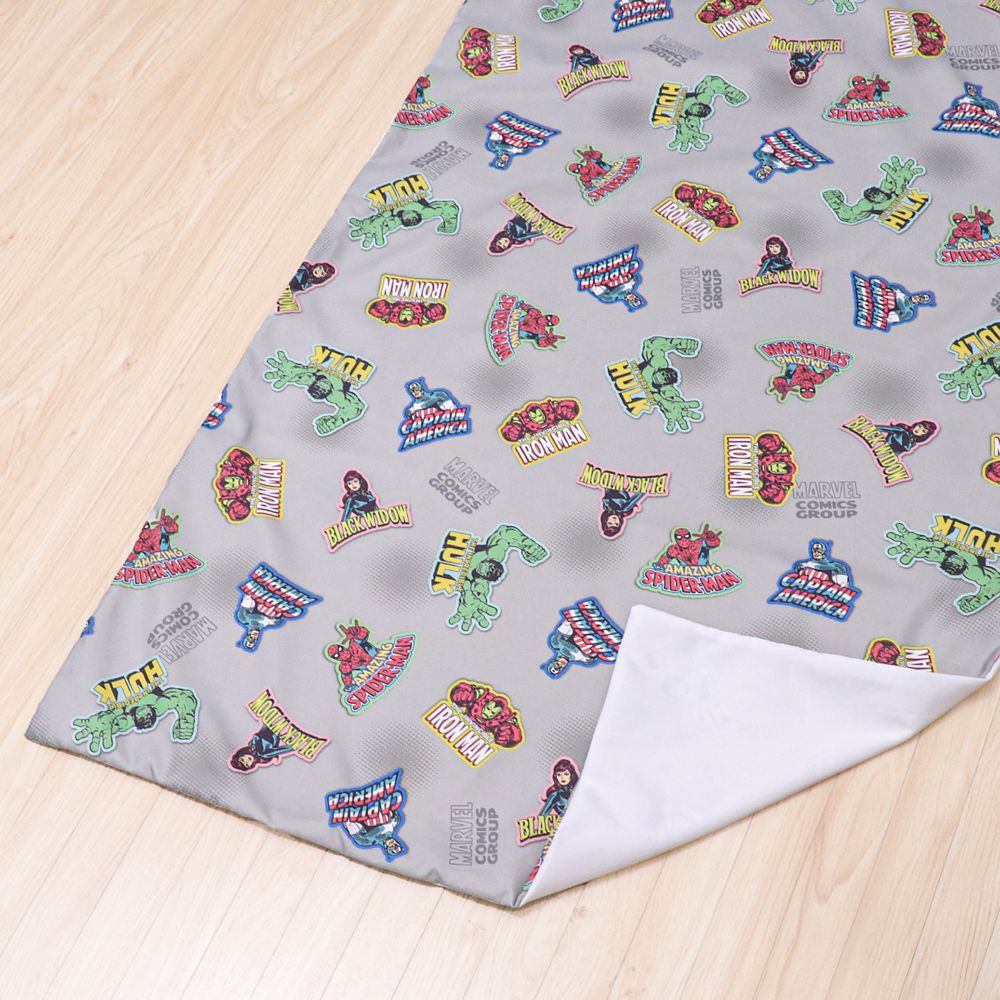 マーベル お昼寝敷き布団 アベンジャーズ スパイダーマン アイアンマン キャプテン・アメリカ ハルク ブラック・ウィドウ ネームタグ付き 敷き布団カバー NM3021-SK