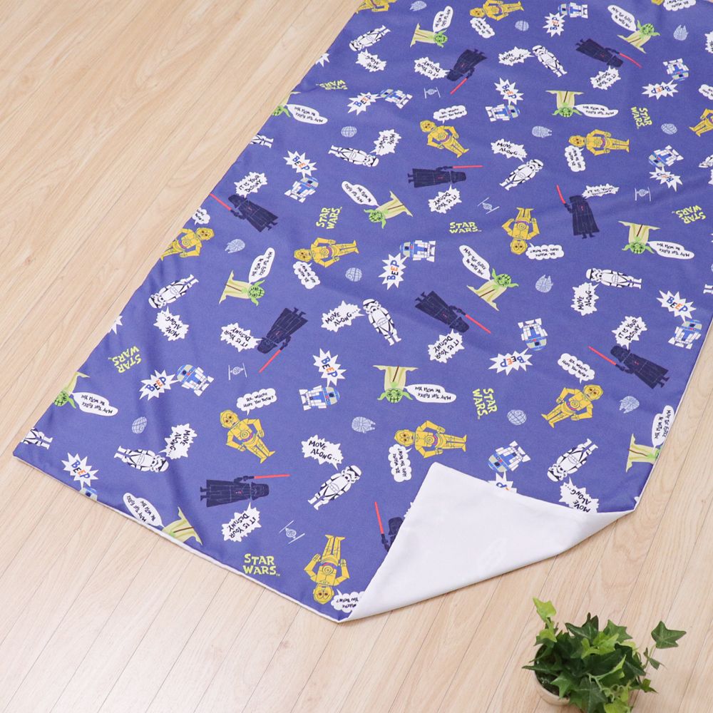 スター・ウォーズ お昼寝布団セット 3点  STAR WARS ダース・ベイダー ヨーダ R2-D2 C-3PO ストームトルーパー 敷き布団カバー 敷き布団 防水バッグ ネームタグ付き NS3022-3