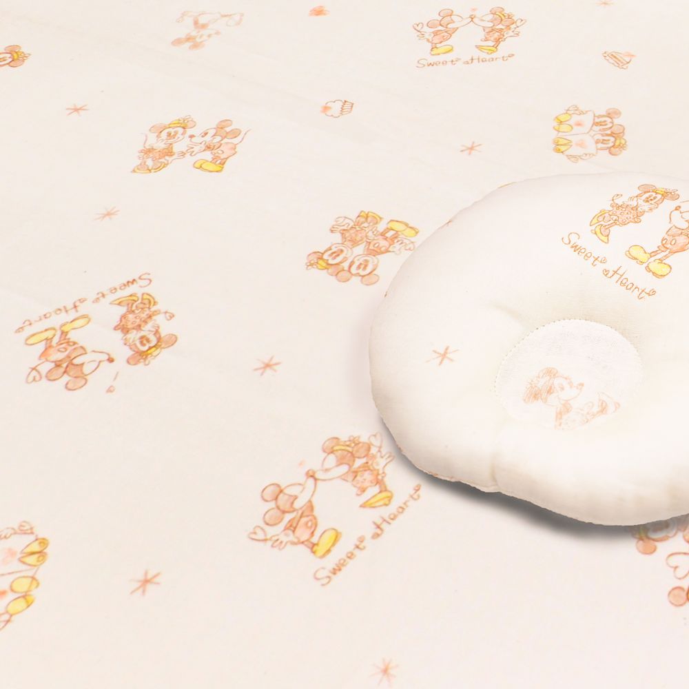 ミッキー ミニー ベビー布団 10点セット ミニサイズ オーガニックコットン ダブルガーゼ NZ1122-FUM