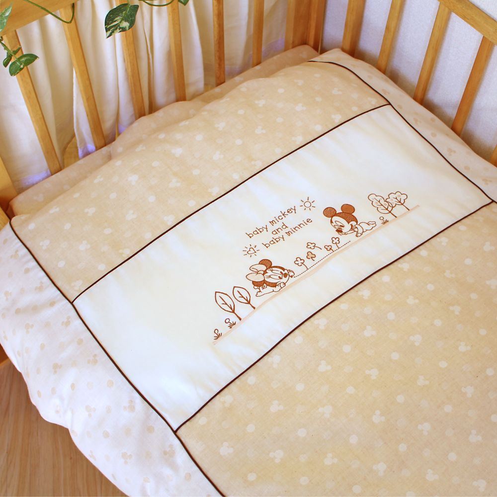 公式 ショップディズニー ベビー布団 10点セット ミッキー ミニー オーガニックコットン ダブルガーゼ