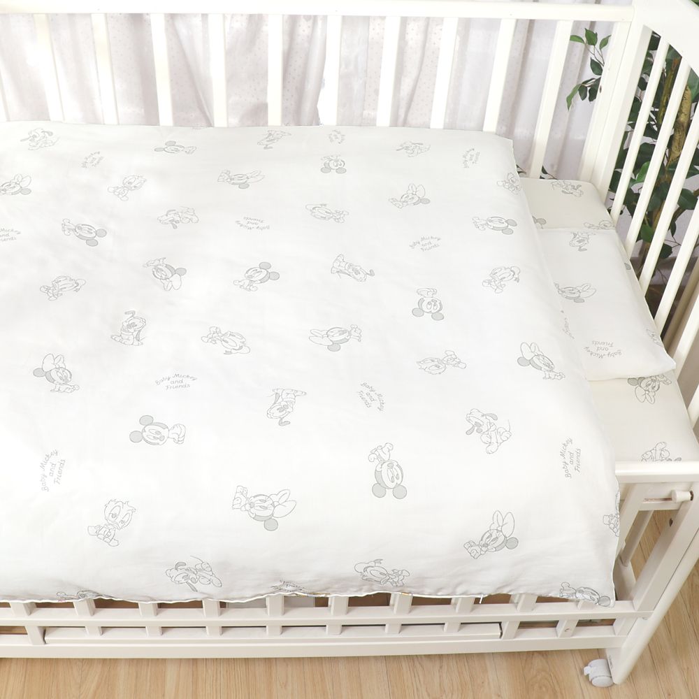 ベビーミッキー&フレンズ ベビー布団 12点セット レギュラーサイズ オーガニックコットン ダブルガーゼ NZ1123-FU