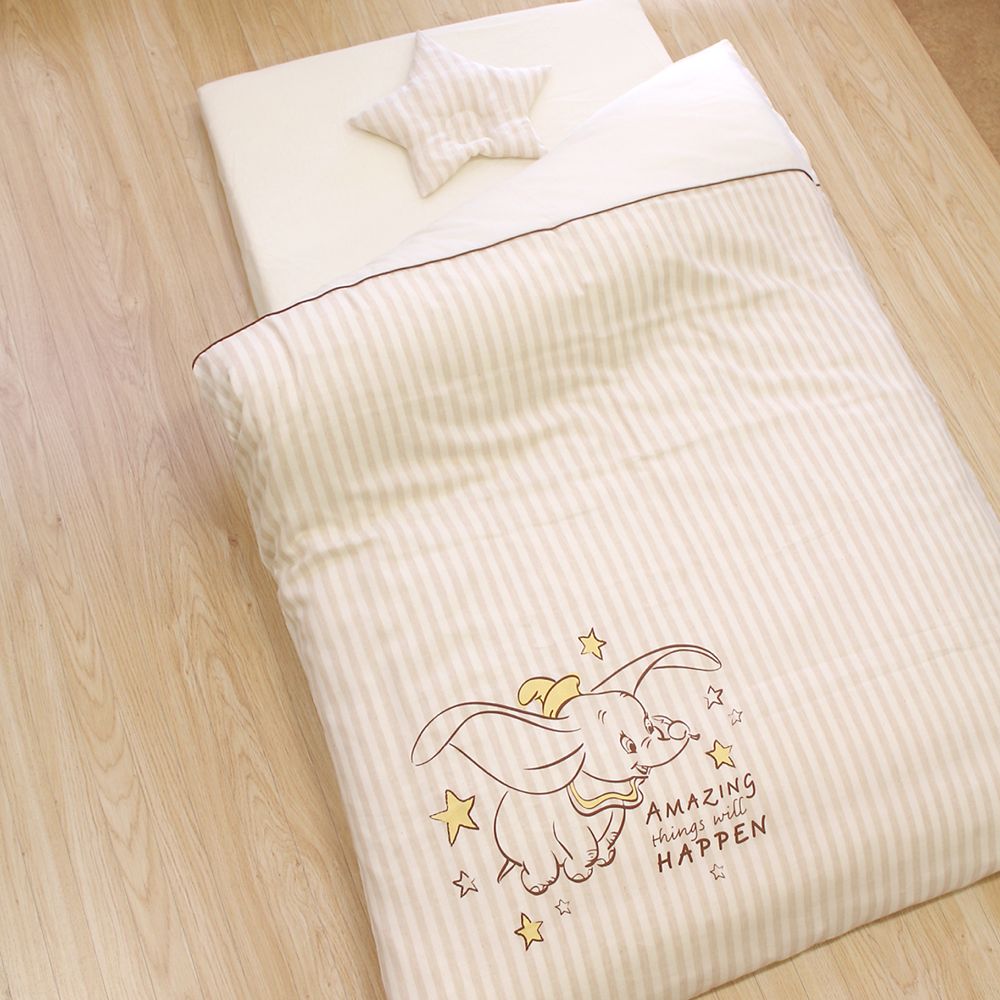 ダンボ ベビー布団 10点セット レギュラーサイズ オーガニックコットン ダブルガーゼ NZ1136-FU