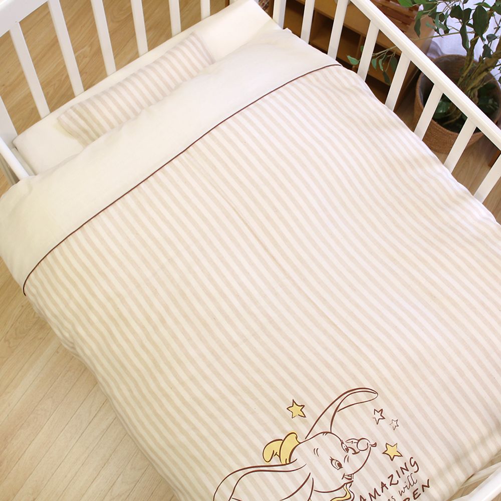 ダンボ ベビー布団 10点セット レギュラーサイズ オーガニックコットン ダブルガーゼ NZ1136-FU