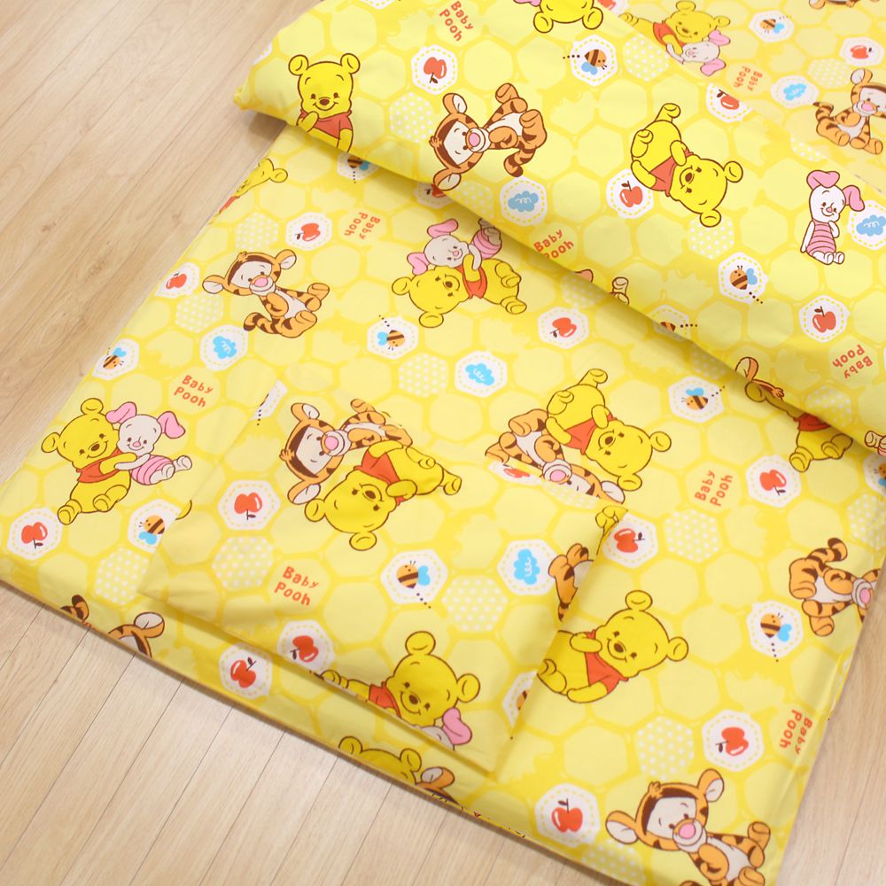 プーさん ティガー ピグレット お昼寝布団セット 8点 綿100％ 防水バッグ 撥水バッグ ネームタグ付き NZ1250