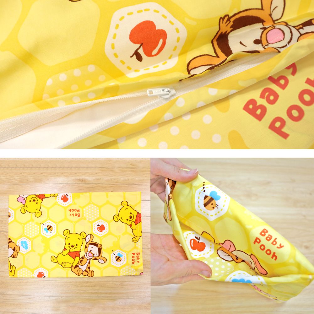 プーさん ティガー ピグレット お昼寝布団セット 8点 綿100％ 防水バッグ 撥水バッグ ネームタグ付き NZ1250