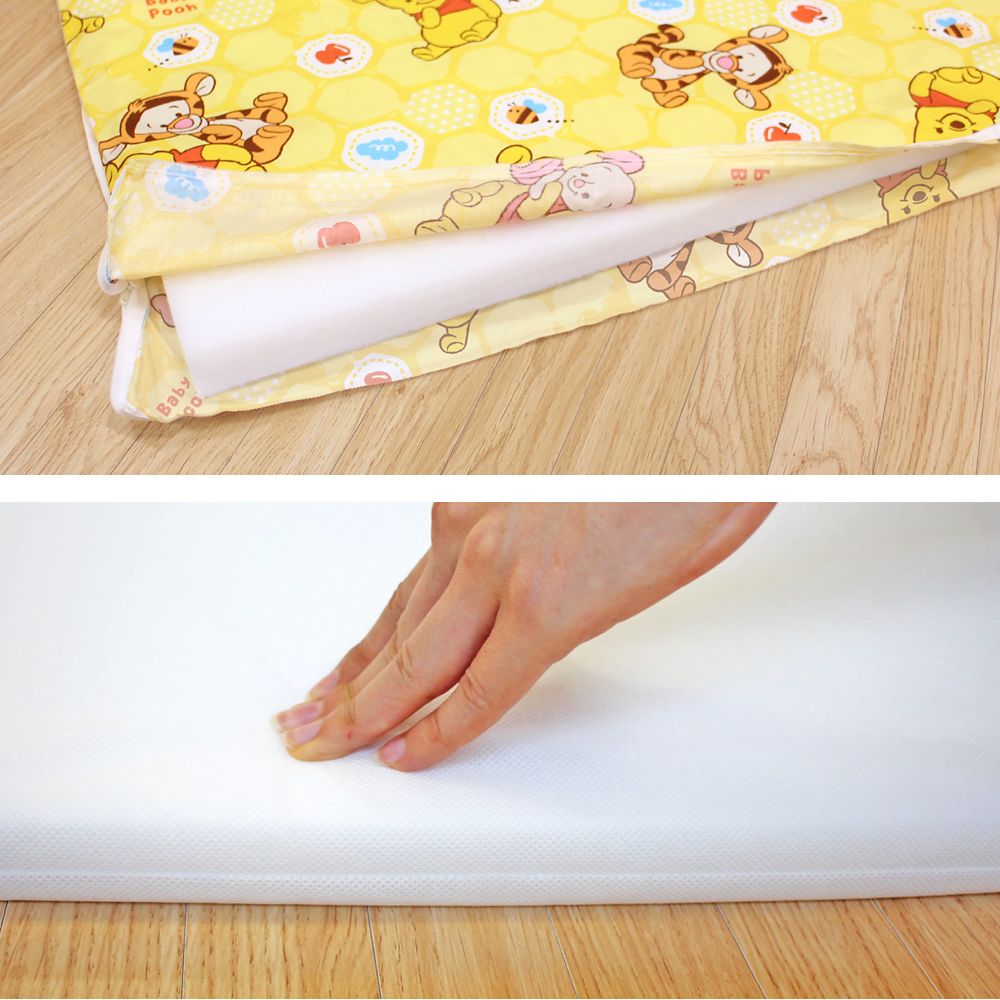 プーさん ティガー ピグレット お昼寝布団セット 8点 綿100％ 防水バッグ 撥水バッグ ネームタグ付き NZ1250