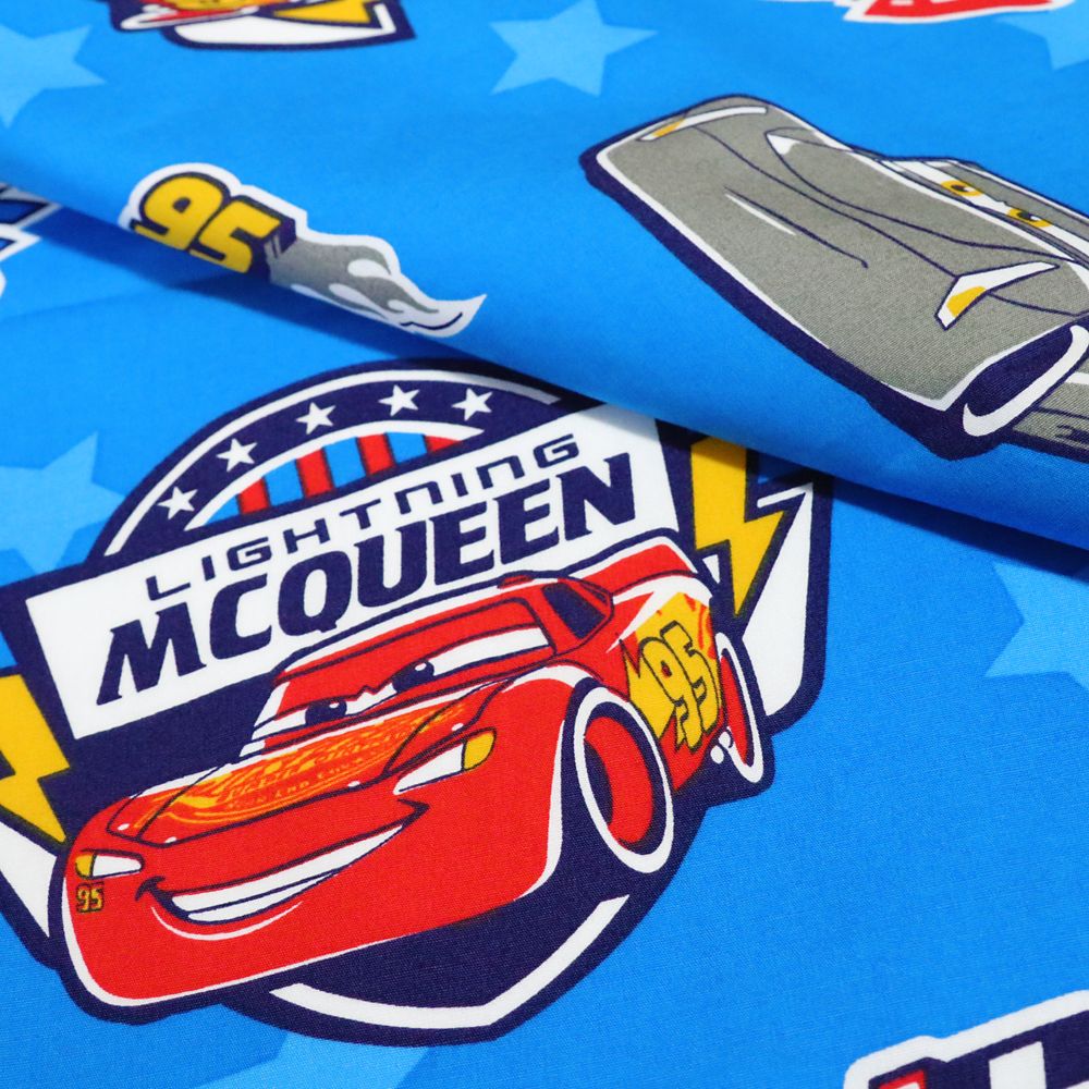カーズ ライトニング・マックイーン お昼寝布団セット 8点 綿100％ 防水バッグ 撥水バッグ ネームタグ付き NZ1260