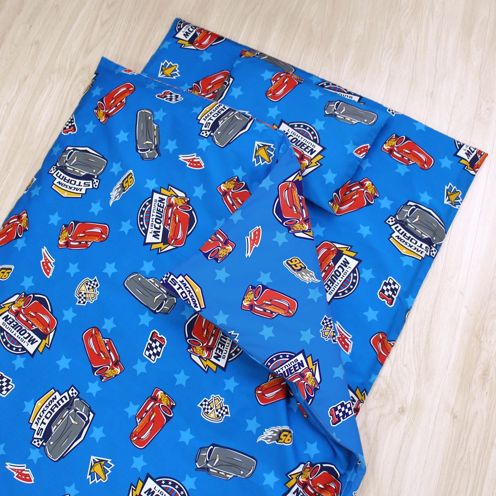 カーズ ライトニング・マックイーン お昼寝布団セット 8点 綿100％ 防水バッグ 撥水バッグ ネームタグ付き NZ1260