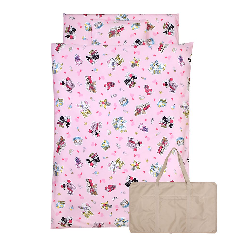公式 ショップディズニー お昼寝布団 7点セット ミッキー フレンズ 綿100 ピンク 日本製