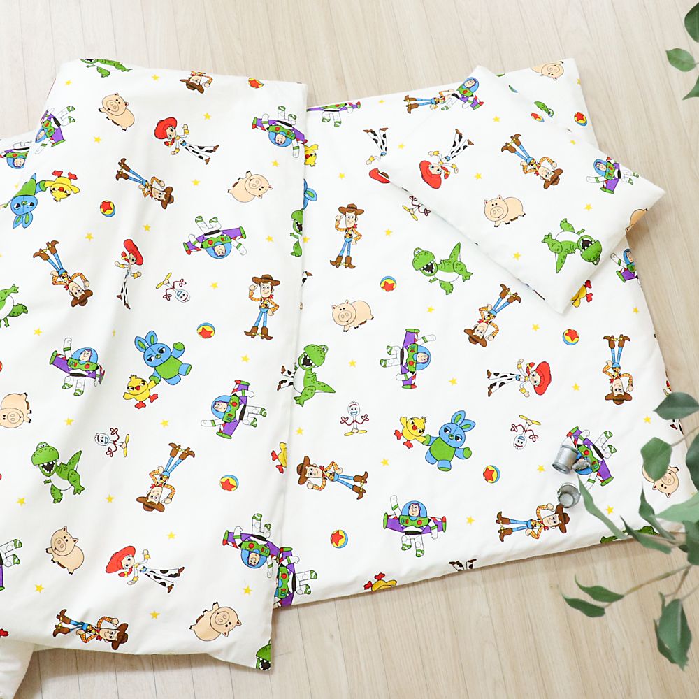 トイ・ストーリー ウッディー お昼寝布団セット 8点 綿100％ 防水バッグ 撥水バッグ ネームタグ付き NZ1267