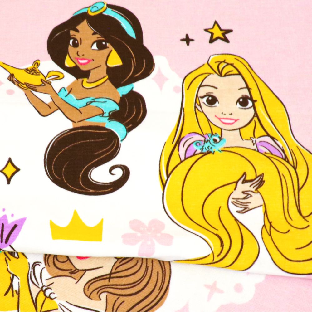 ディズニープリンセス タオルケット 70&times;100cm 表ガーゼ 裏パイル 綿100% NZ1701-PR