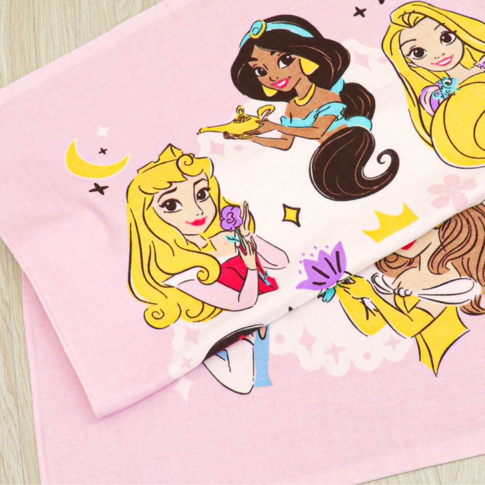 ディズニープリンセス タオルケット 70&times;100cm 表ガーゼ 裏パイル 綿100% NZ1701-PR