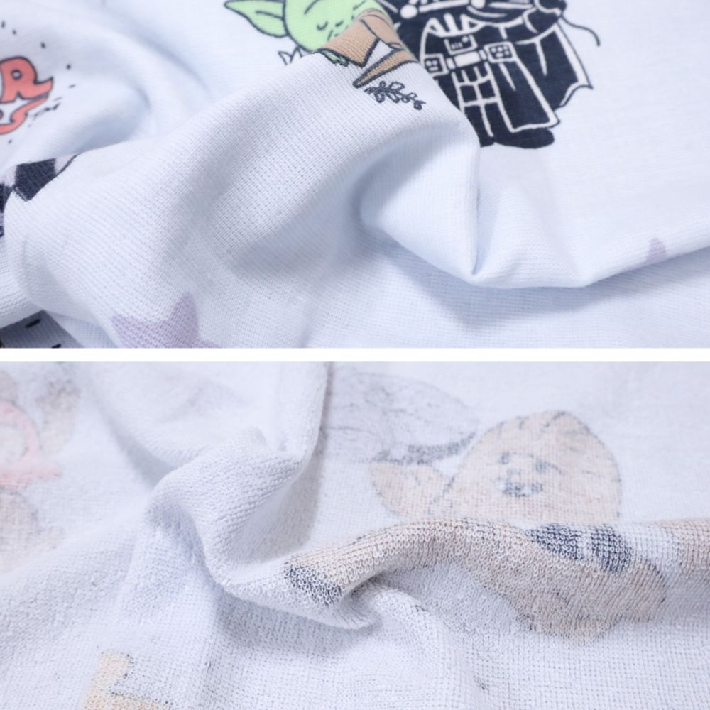 スター・ウォーズ タオルケット 70&times;100cm  STAR WARS ダース・ベイダー ヨーダ R2-D2 ストームトルーパー イウォーク 表ガーゼ 裏パイル 綿100% NS1703-SW