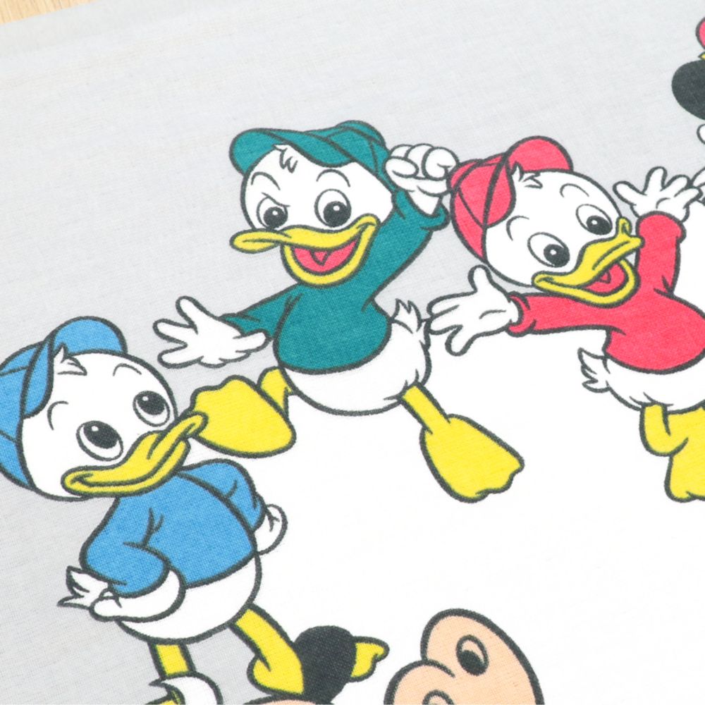 ミッキー ミニー ドナルド デイジー タオルケット 85&times;115cm 表ガーゼ 裏パイル 綿100% NZ1802