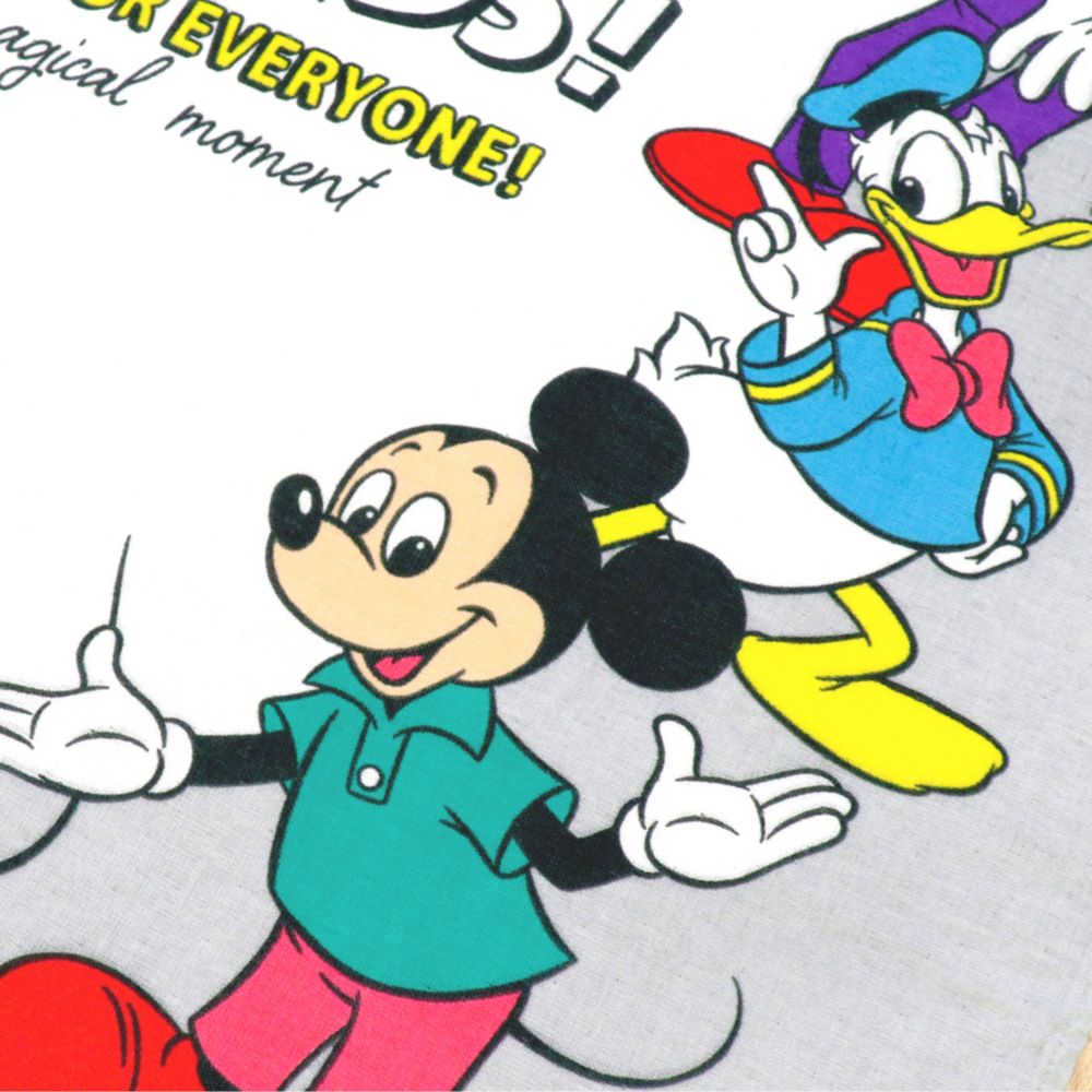 ミッキー ミニー ドナルド デイジー タオルケット 85&times;115cm 表ガーゼ 裏パイル 綿100% NZ1802