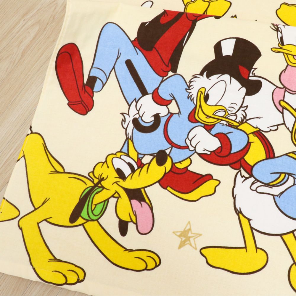 ミッキー ミニー ドナルド デイジー タオルケット 85&times;115cm 表ガーゼ 裏パイル 綿100% NZ1810-MK