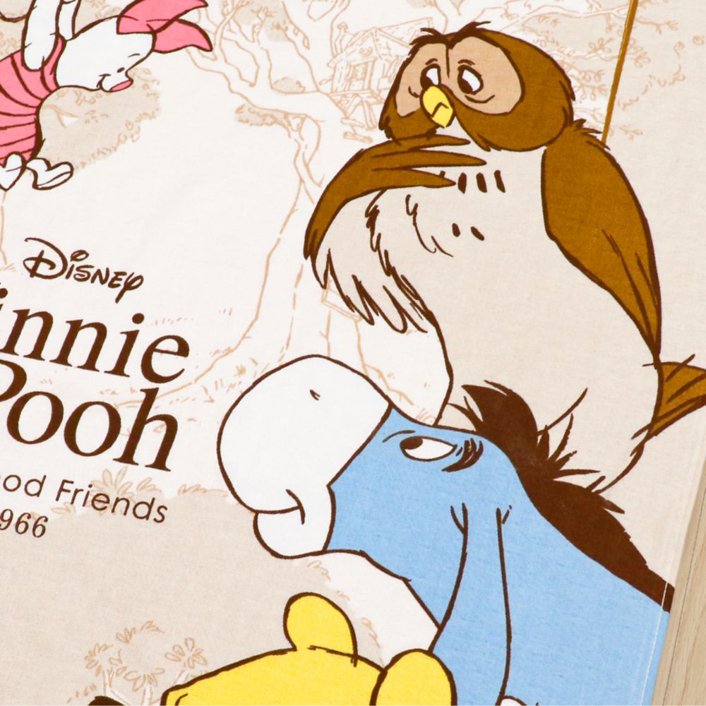 プーさん ティガー ピグレット イーヨー タオルケット 85&times;115cm 表ガーゼ 裏パイル 綿100% NZ1810-PH