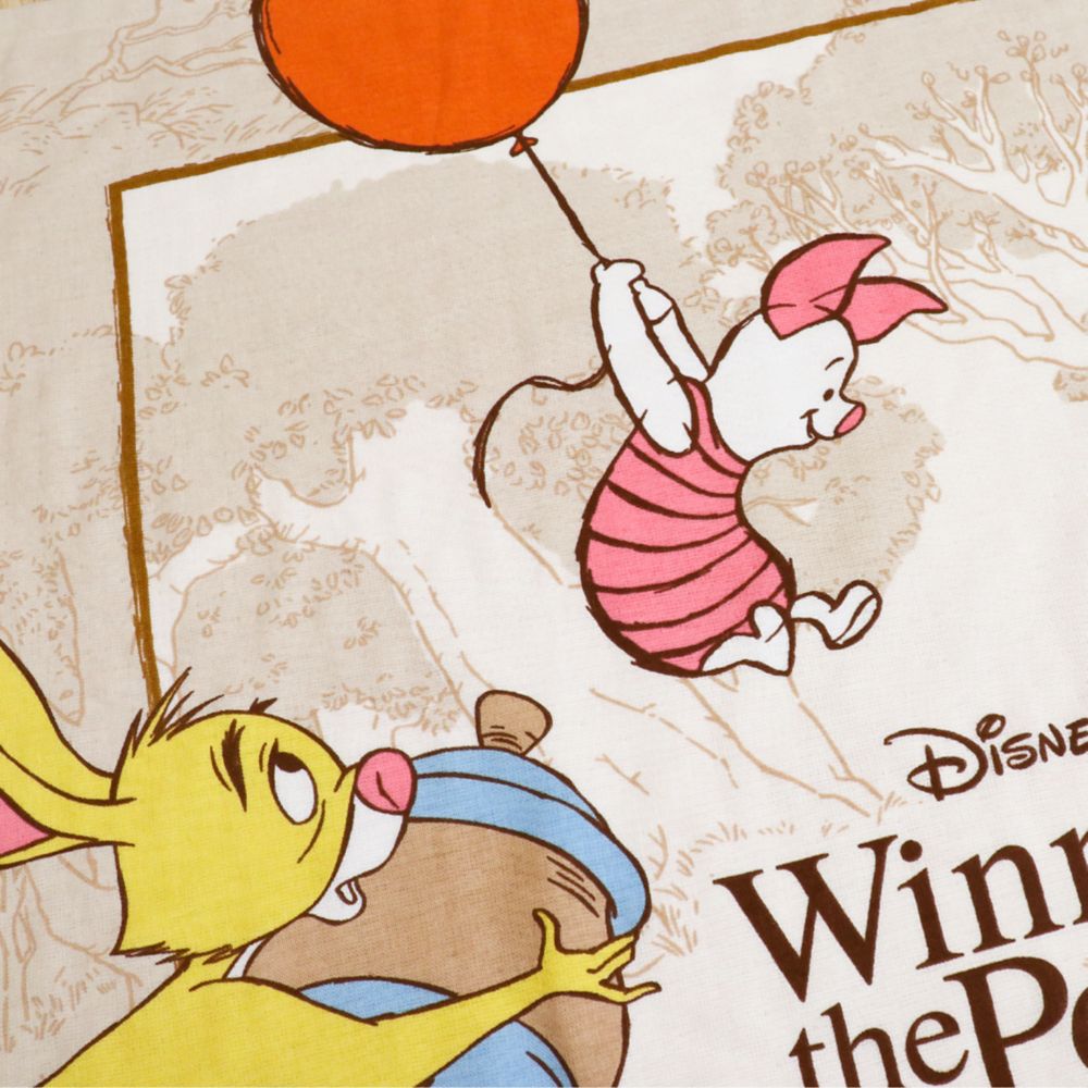 プーさん ティガー ピグレット イーヨー タオルケット 85&times;115cm 表ガーゼ 裏パイル 綿100% NZ1810-PH