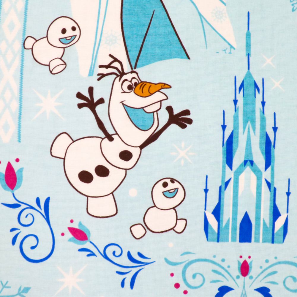 アナ エルサ オラフ タオルケット アナと雪の女王 85&times;115cm 表ガーゼ 裏パイル 綿100% NZ1810-FR