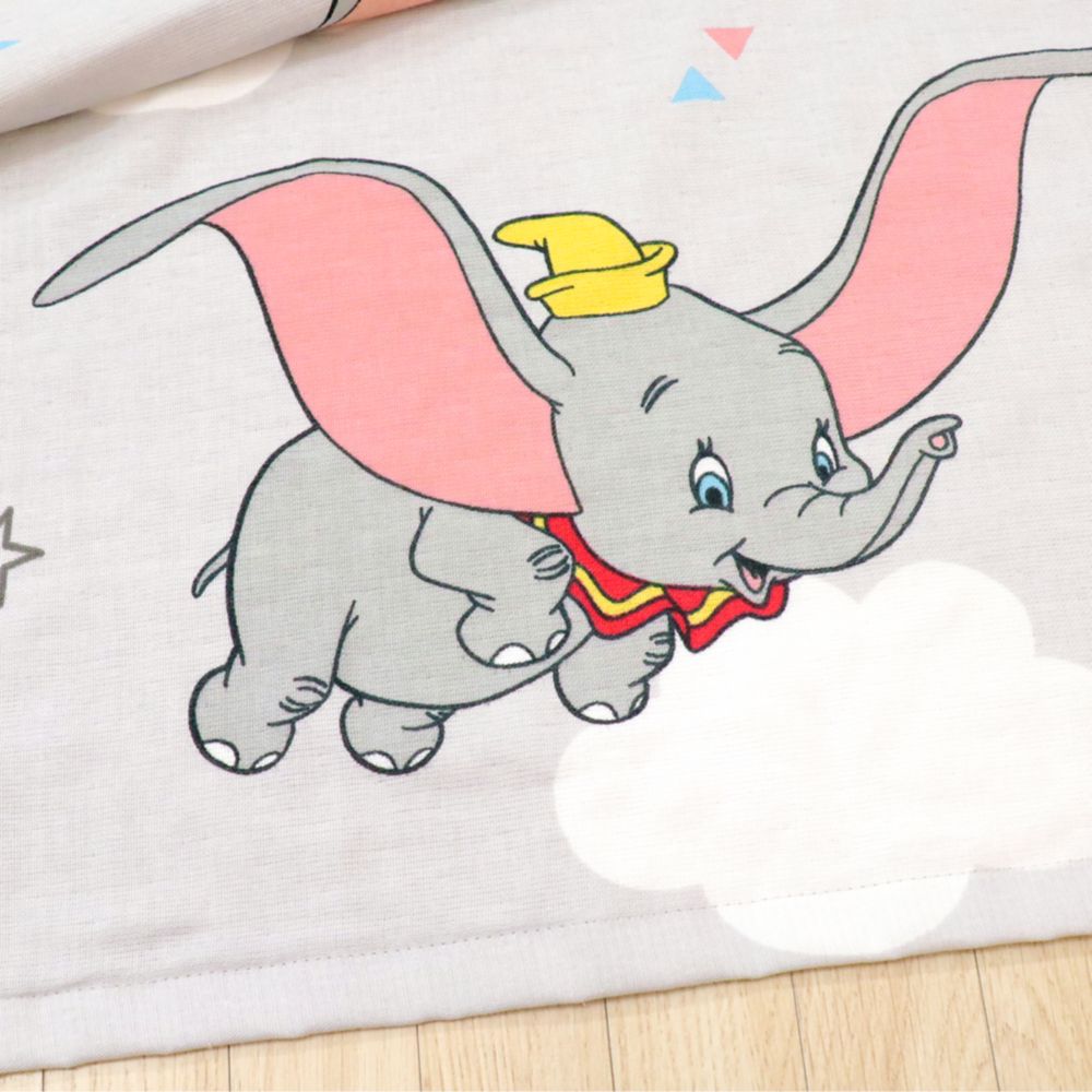 ダンボ タオルケット 85&times;115cm 表ガーゼ 裏パイル 綿100% NZ1810-DU