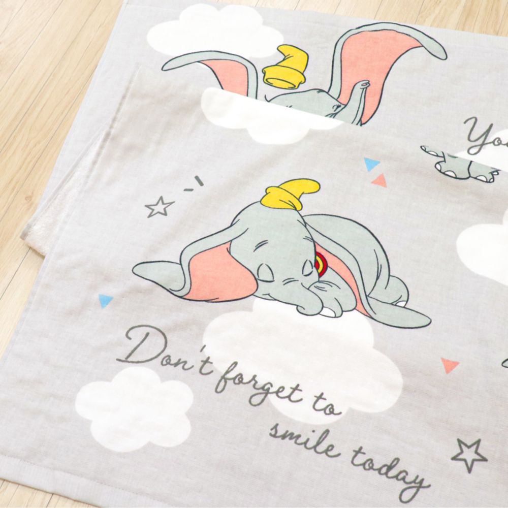 ダンボ タオルケット 85&times;115cm 表ガーゼ 裏パイル 綿100% NZ1810-DU