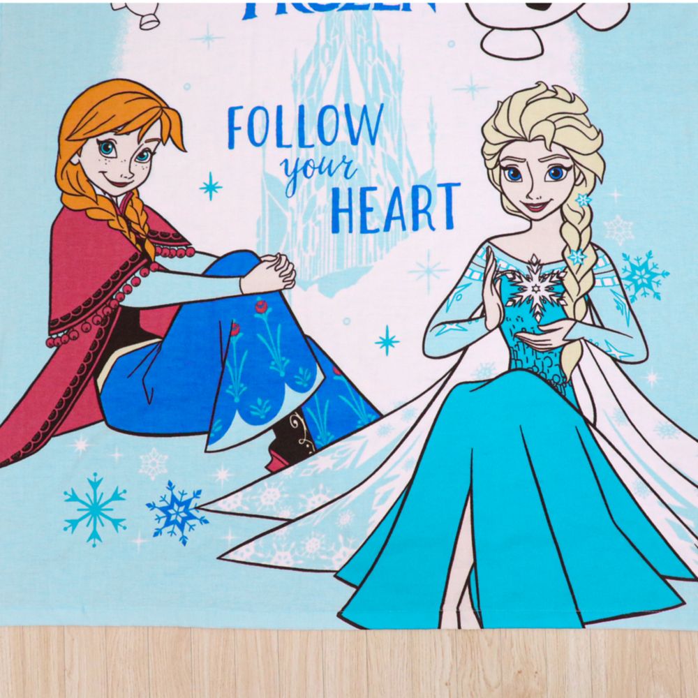 アナ エルサ オラフ タオルケット アナと雪の女王 85&times;115cm 表ガーゼ 裏パイル 綿100% NZ1811-FR