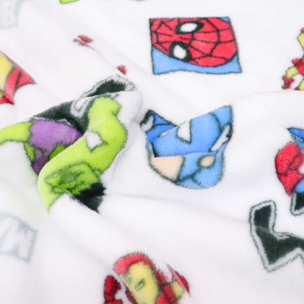 マーベル 毛布 85&times;115cm ニューマイヤー アベンジャーズ スパイダーマン アイアンマン キャプテン・アメリカ ハルク NM1921-B