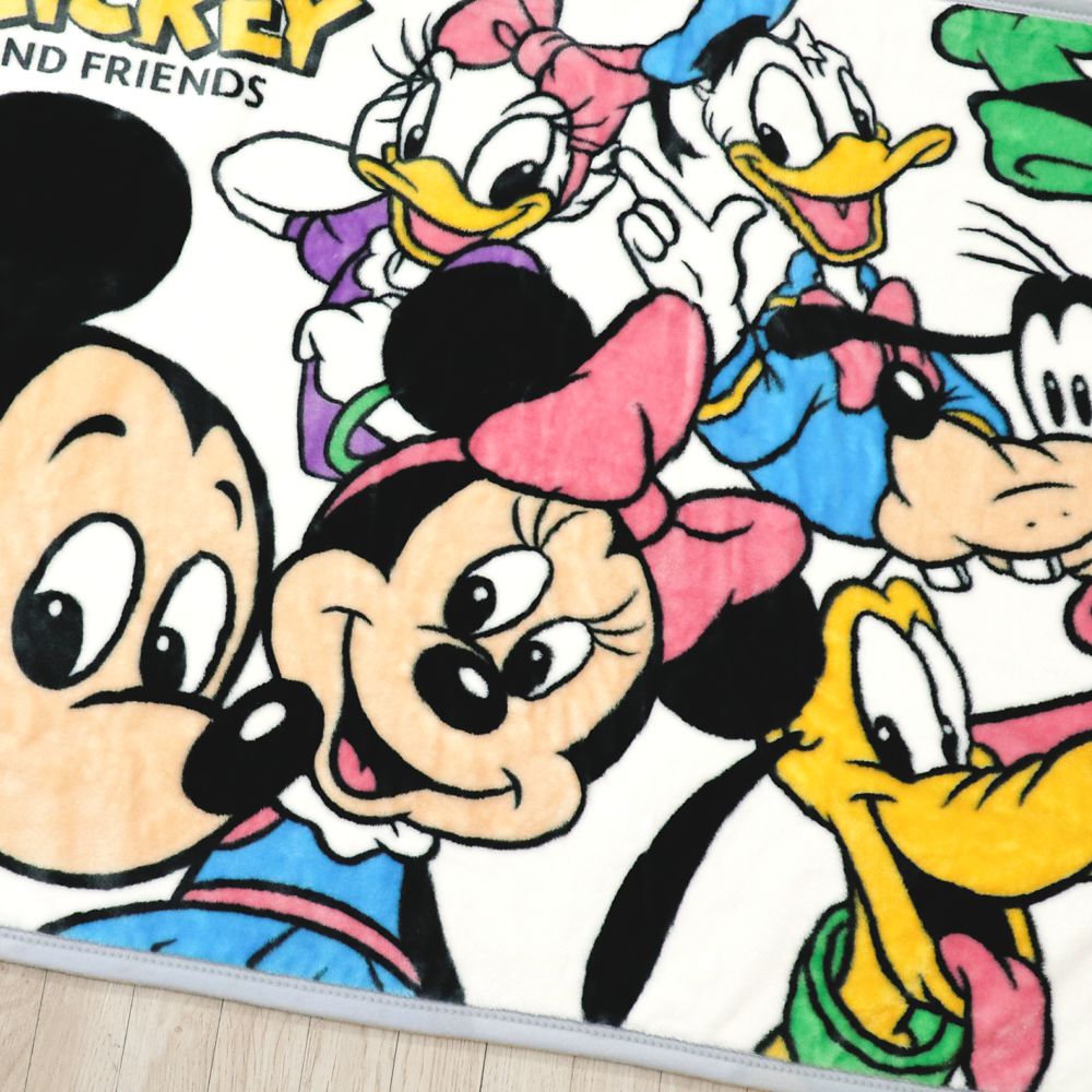 ミッキー＆フレンズ 毛布 70&times;100cm ニューマイヤー NZ2100-MK