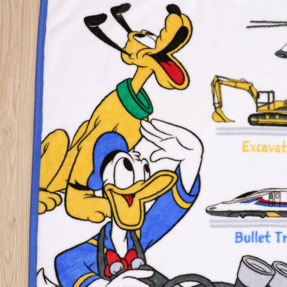 ミッキー＆フレンズ 毛布 100&times;140cm ニューマイヤー 乗り物 NZ2400-MK