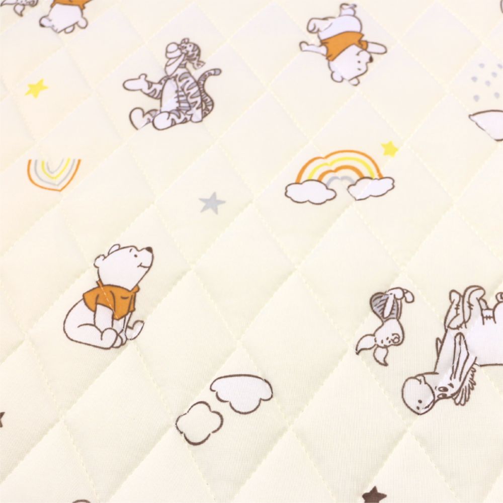 プー＆フレンズ 冷感 コットカバー 60&times;130cm キルト ネームタグ付き ひんやり 接触冷感 NZ2826-E