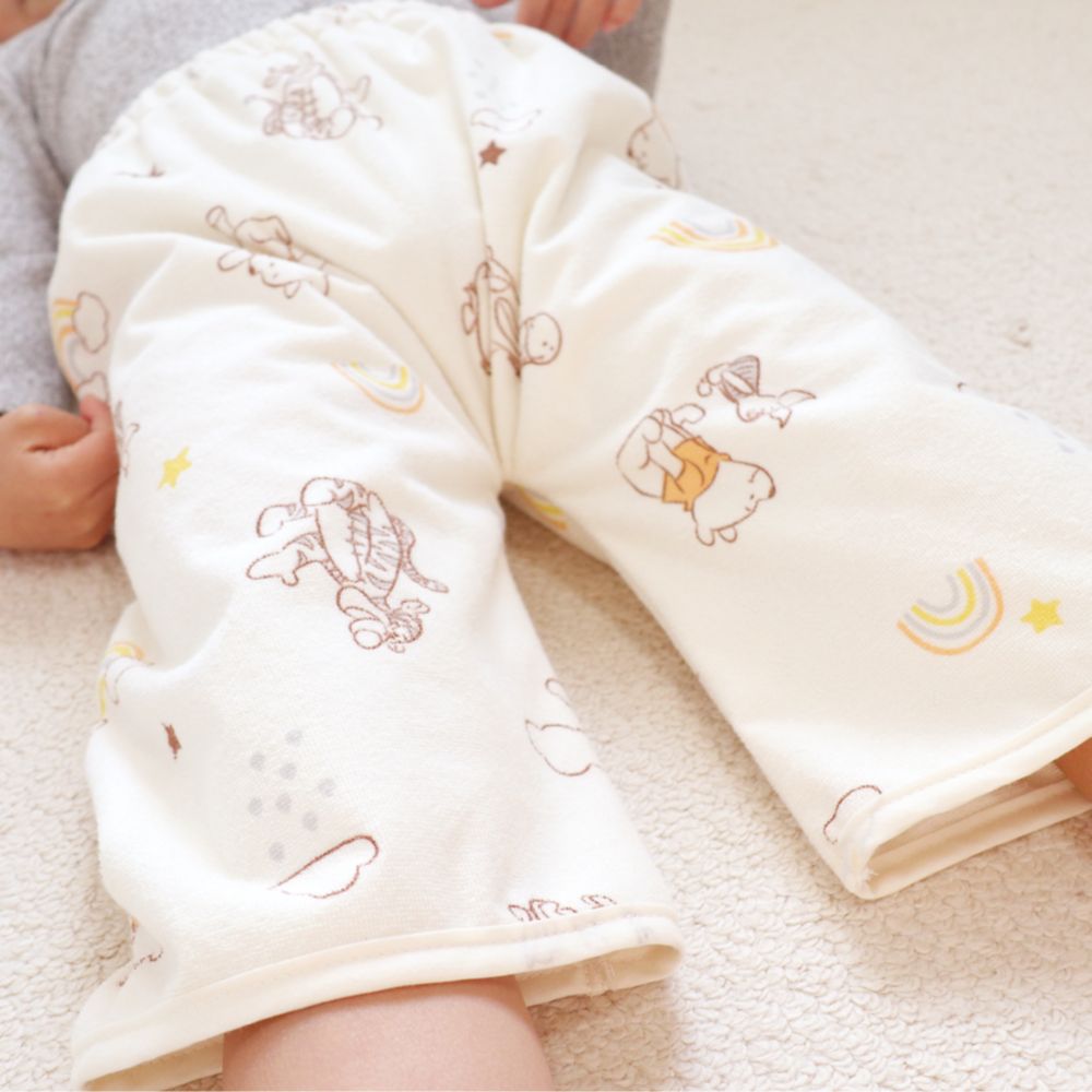 プー＆フレンズ おねしょズボン おねしょケット 防水仕様 綿100％ パイル 吸水加工 NZ3222-M