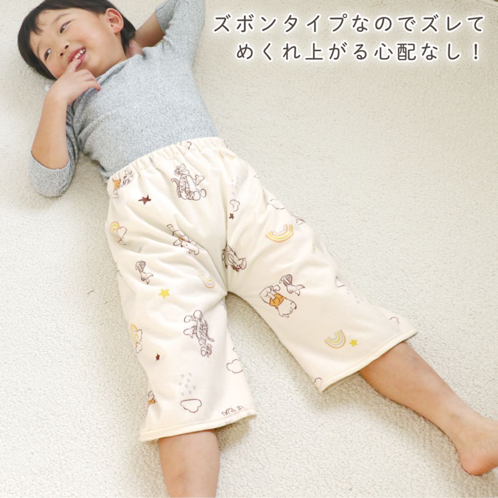 プー＆フレンズ おねしょズボン おねしょケット 防水仕様 綿100％ パイル 吸水加工 NZ3222-M