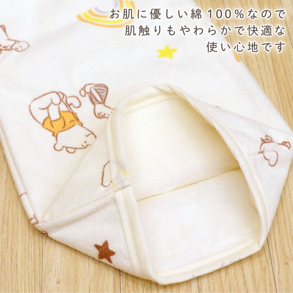 プー＆フレンズ おねしょズボン おねしょケット 防水仕様 綿100％ パイル 吸水加工 NZ3222-M