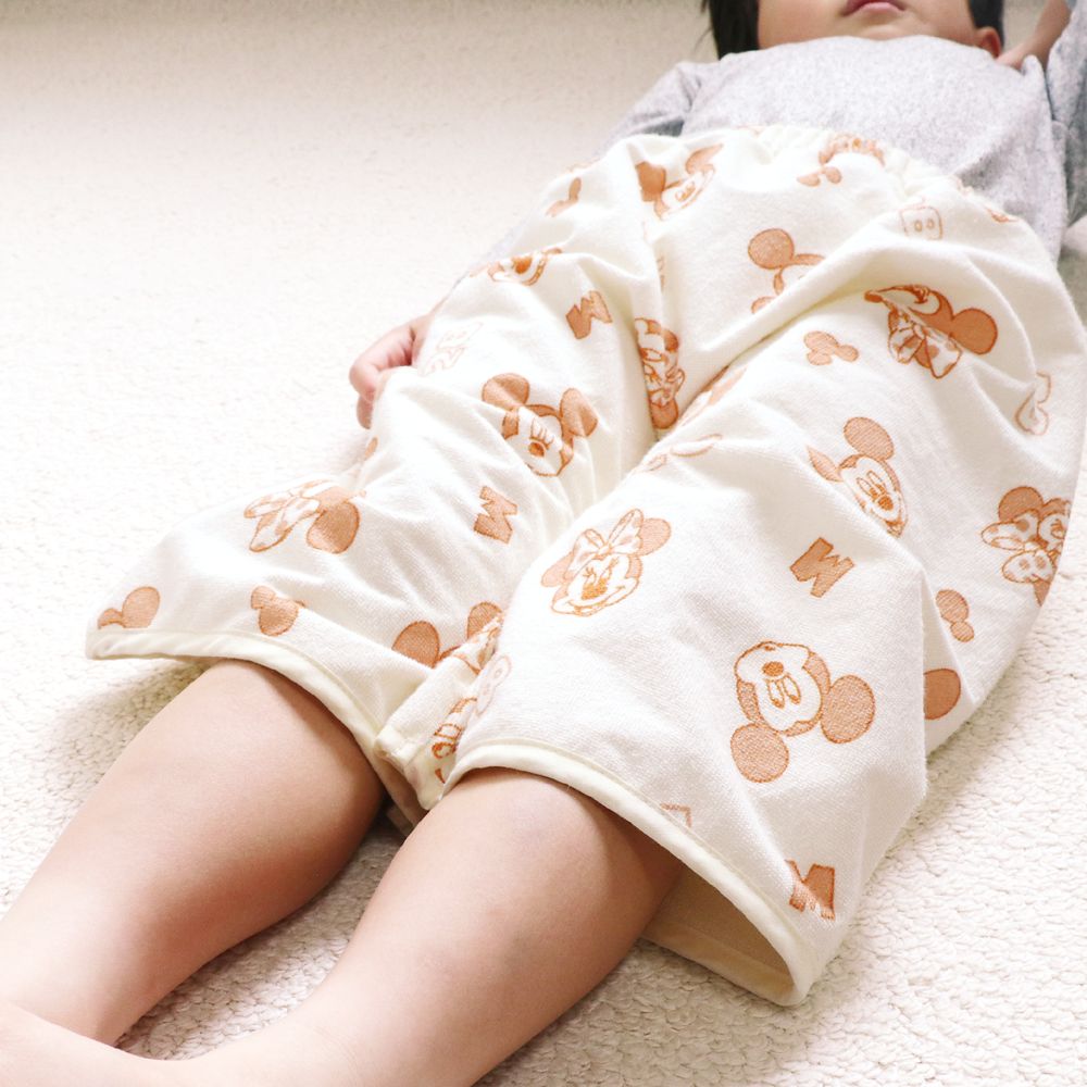 ミッキー ミニー おねしょズボン おねしょケット 防水仕様 綿100％ パイル 吸水加工 NZ3221-M