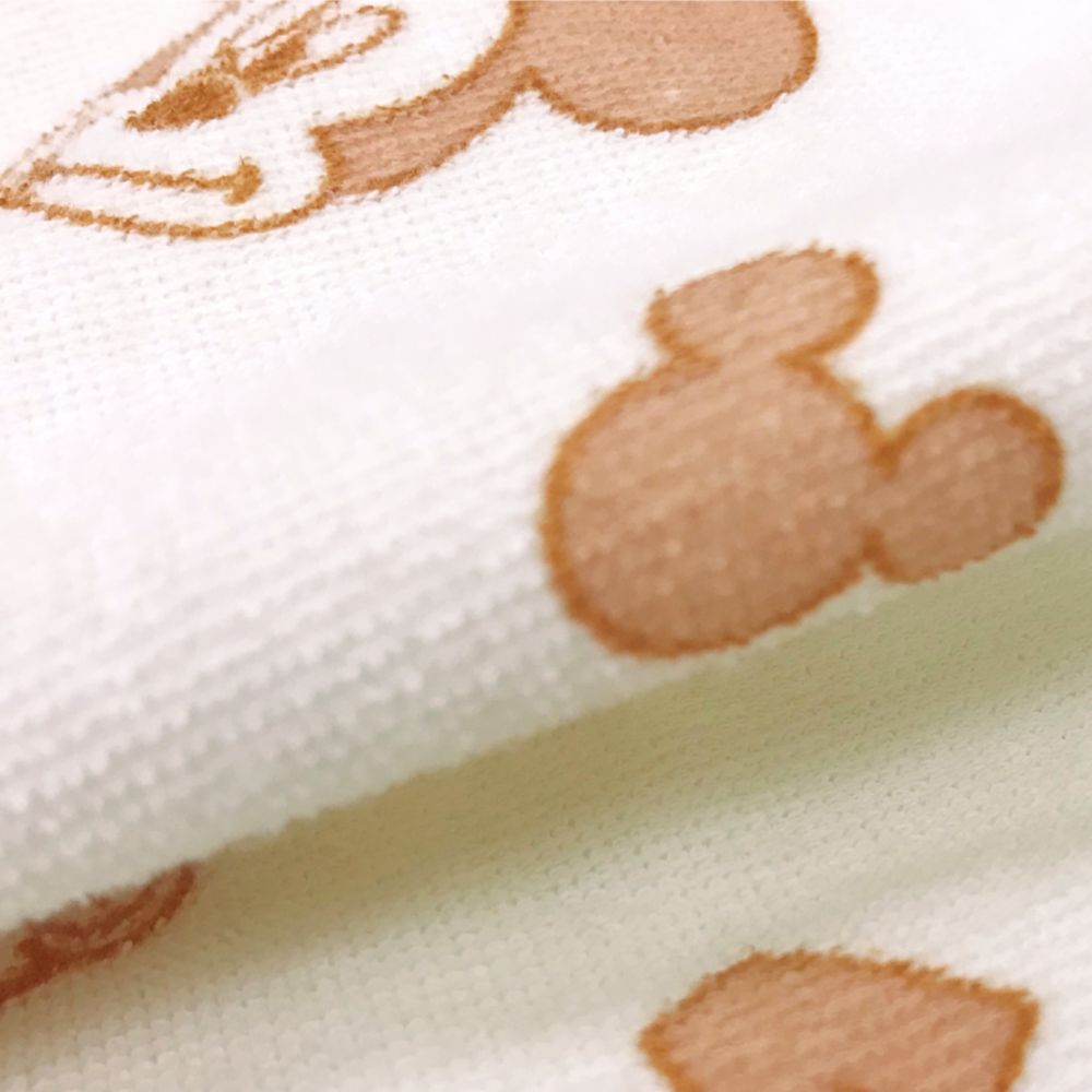 ミッキー ミニー おむつ替えシート 2枚セット  45&times;58cm 裏面防水 綿100％ パイル 吸水加工 NZ3221-A