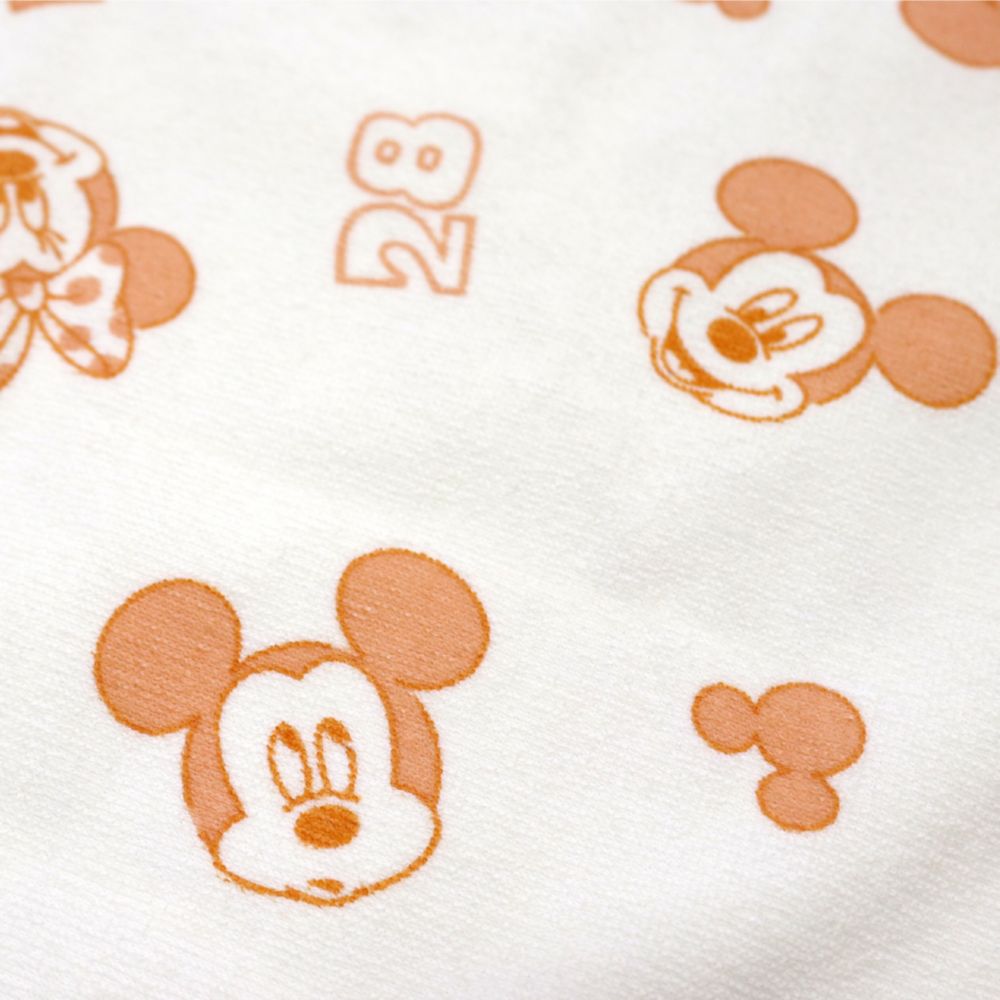 ミッキー ミニー おむつ替えシート 2枚セット  45&times;58cm 裏面防水 綿100％ パイル 吸水加工 NZ3221-A