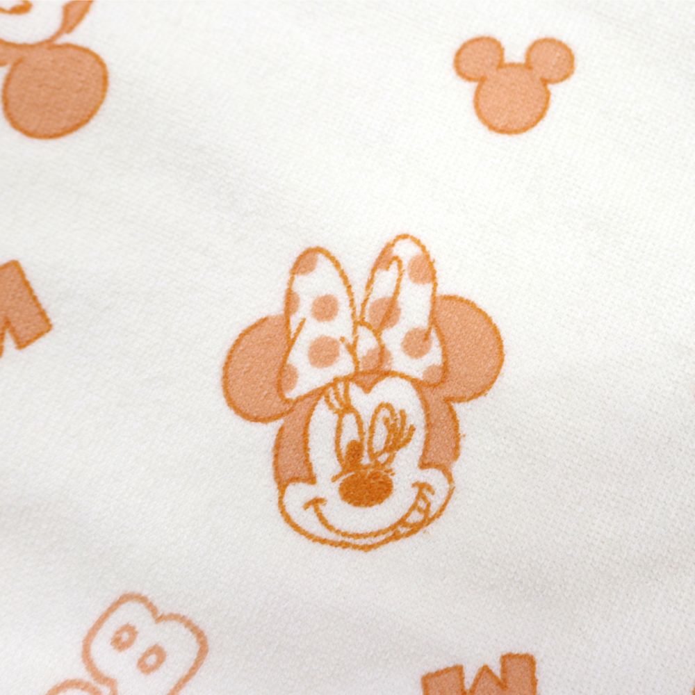 ミッキー ミニー おむつ替えシート 2枚セット  45&times;58cm 裏面防水 綿100％ パイル 吸水加工 NZ3221-A