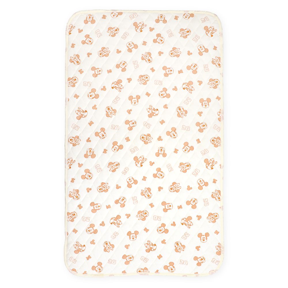 公式 ショップディズニー 防水キルトパッド ミッキー ミニー 60 90cm 綿100 パイル