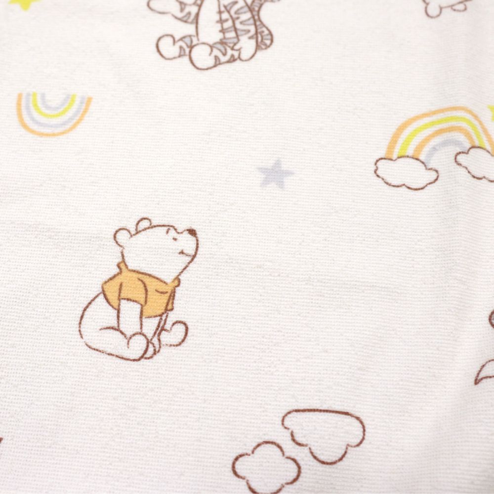 プー＆フレンズ おむつ替えシート 2枚セット  45&times;58cm 裏面防水 綿100％ パイル 吸水加工 NZ3222-A