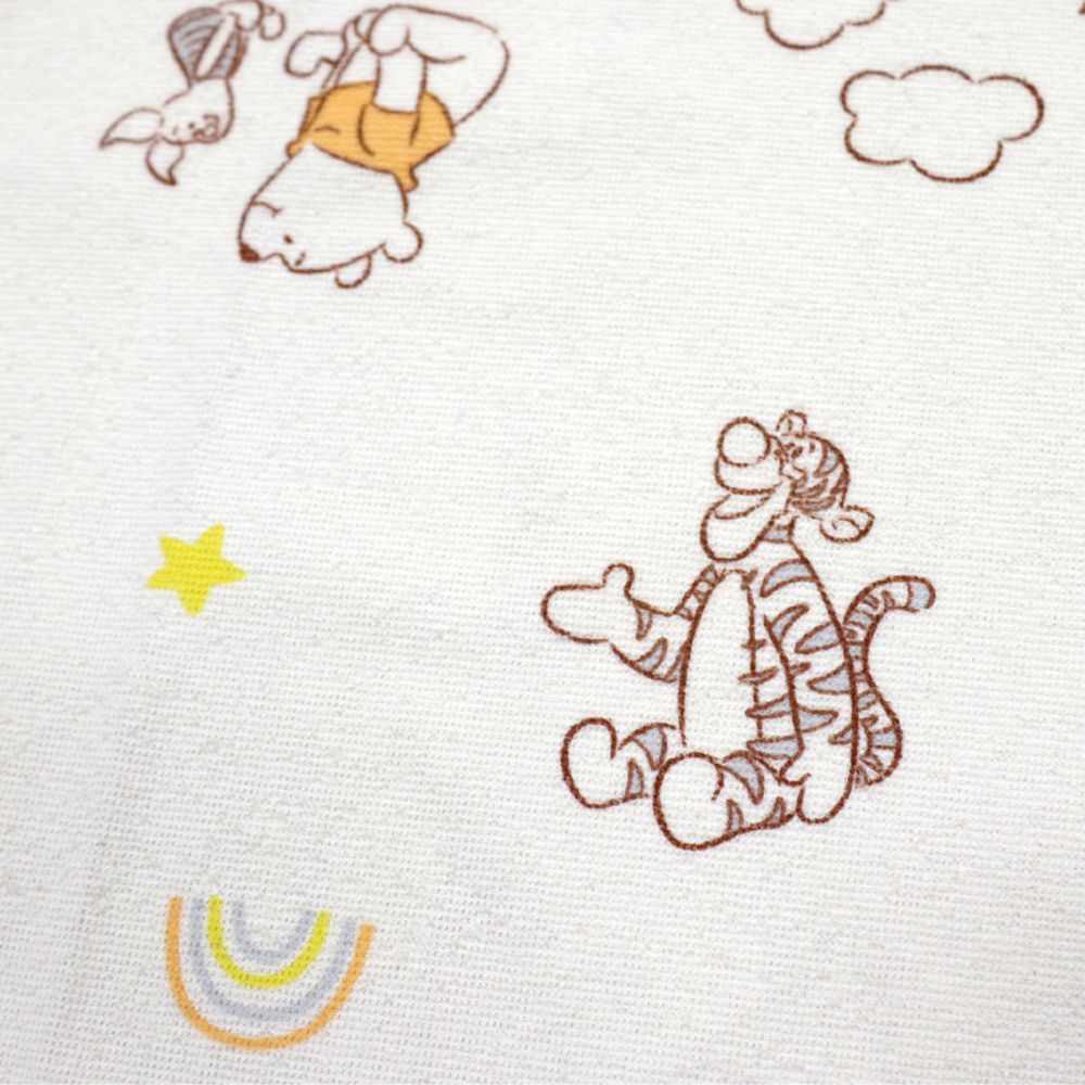 プー＆フレンズ おむつ替えシート 2枚セット  45&times;58cm 裏面防水 綿100％ パイル 吸水加工 NZ3222-A