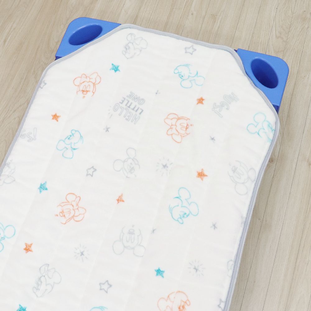 ミッキー ミニー あったか コットカバー 60&times;130cm フランネル 裏面メッシュ NZ3231-G