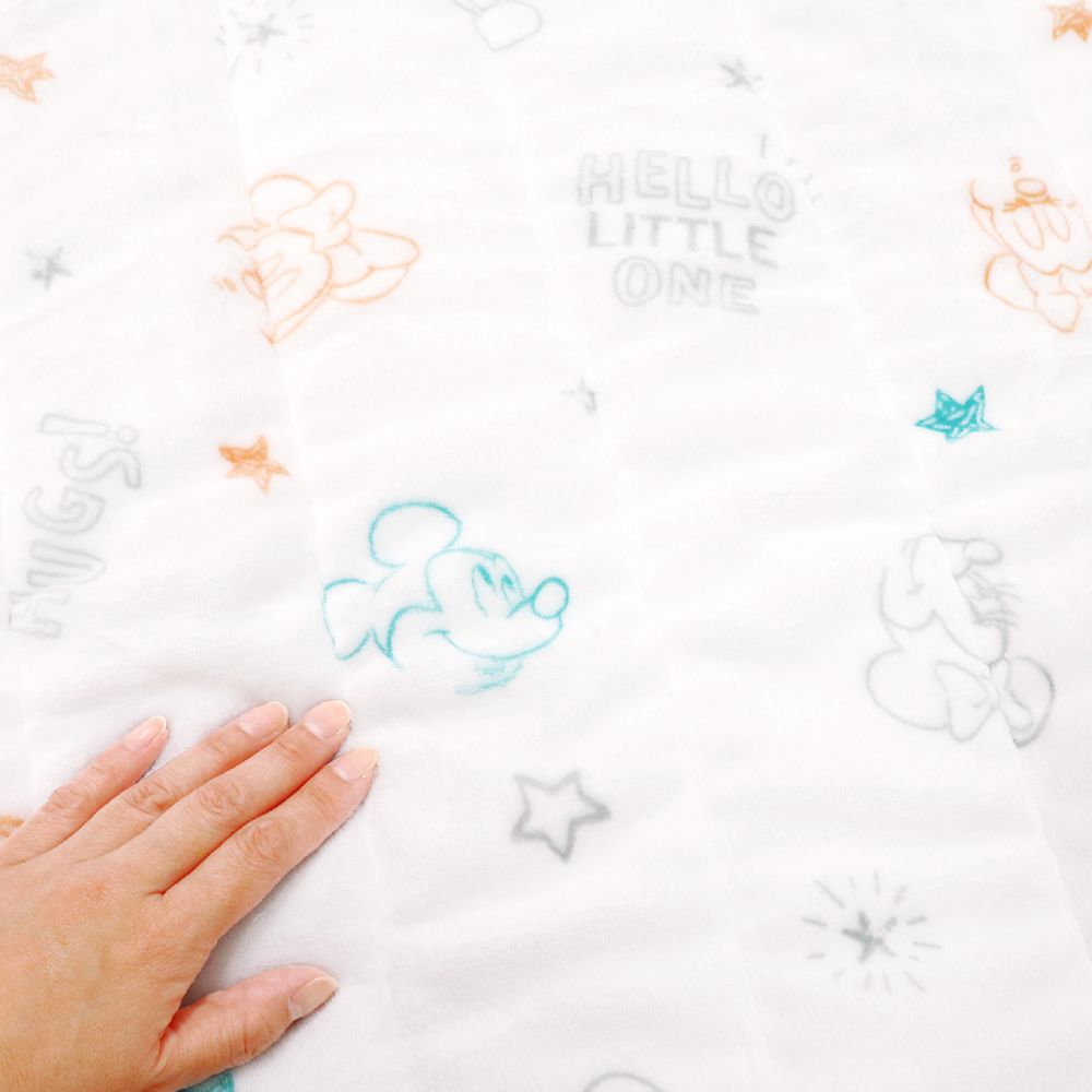 ミッキー ミニー あったか コットカバー 60&times;130cm フランネル 裏面メッシュ NZ3231-G